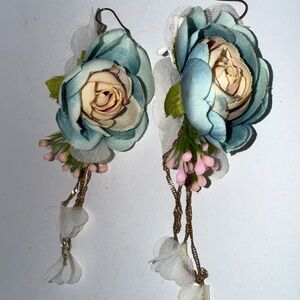Floral earrings
